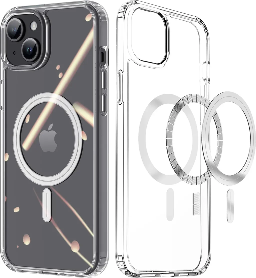Mbështjellës Dux Ducis Clin për iPhone 15 Plus, MagSafe, Transparent - 3