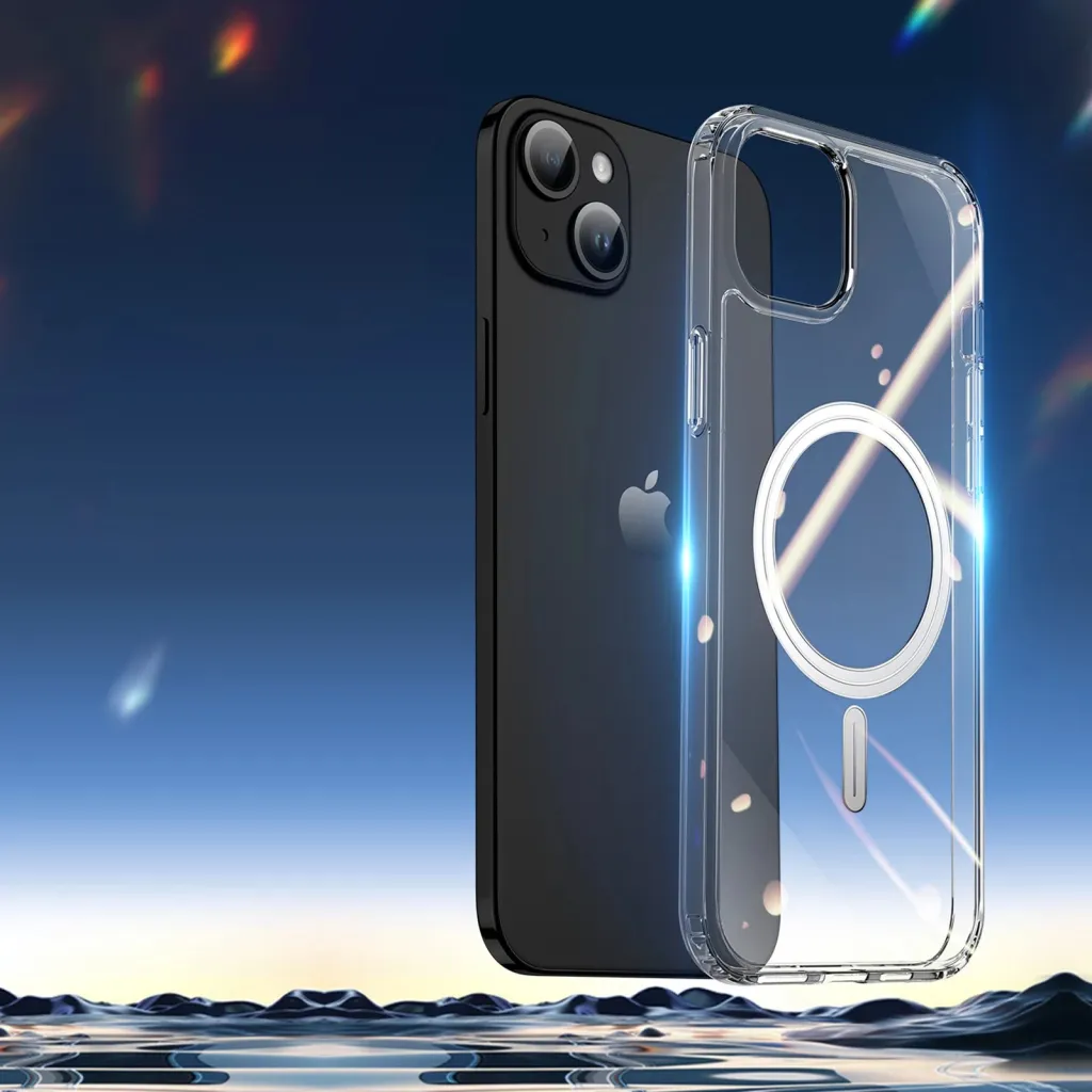 Mbështjellës Dux Ducis Clin për iPhone 15 Plus, MagSafe, Transparent - 4
