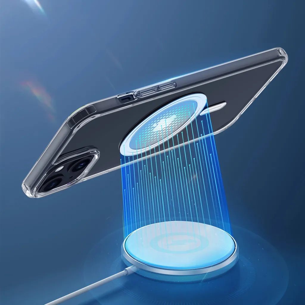 Mbështjellës Dux Ducis Clin për iPhone 15 Plus, MagSafe, Transparent - 5