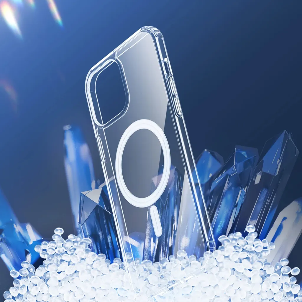 Mbështjellës Dux Ducis Clin për iPhone 15 Plus, MagSafe, Transparent - 8