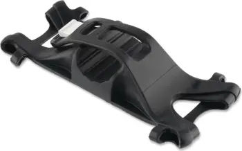 Mbajtës për kompjuter biçiklete 4smarts 469162, Metal, Silikon, 95 mm, 35 mm, 200 mm, i zi