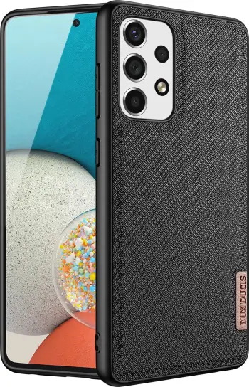 Mbështjellës Dux Ducis Fino për Samsung Galaxy A73, najlon, i zi