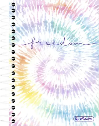 Bllok shënimesh herlitz Batik Freedom, 200 fletë, 70 g/m², katror, multikolor