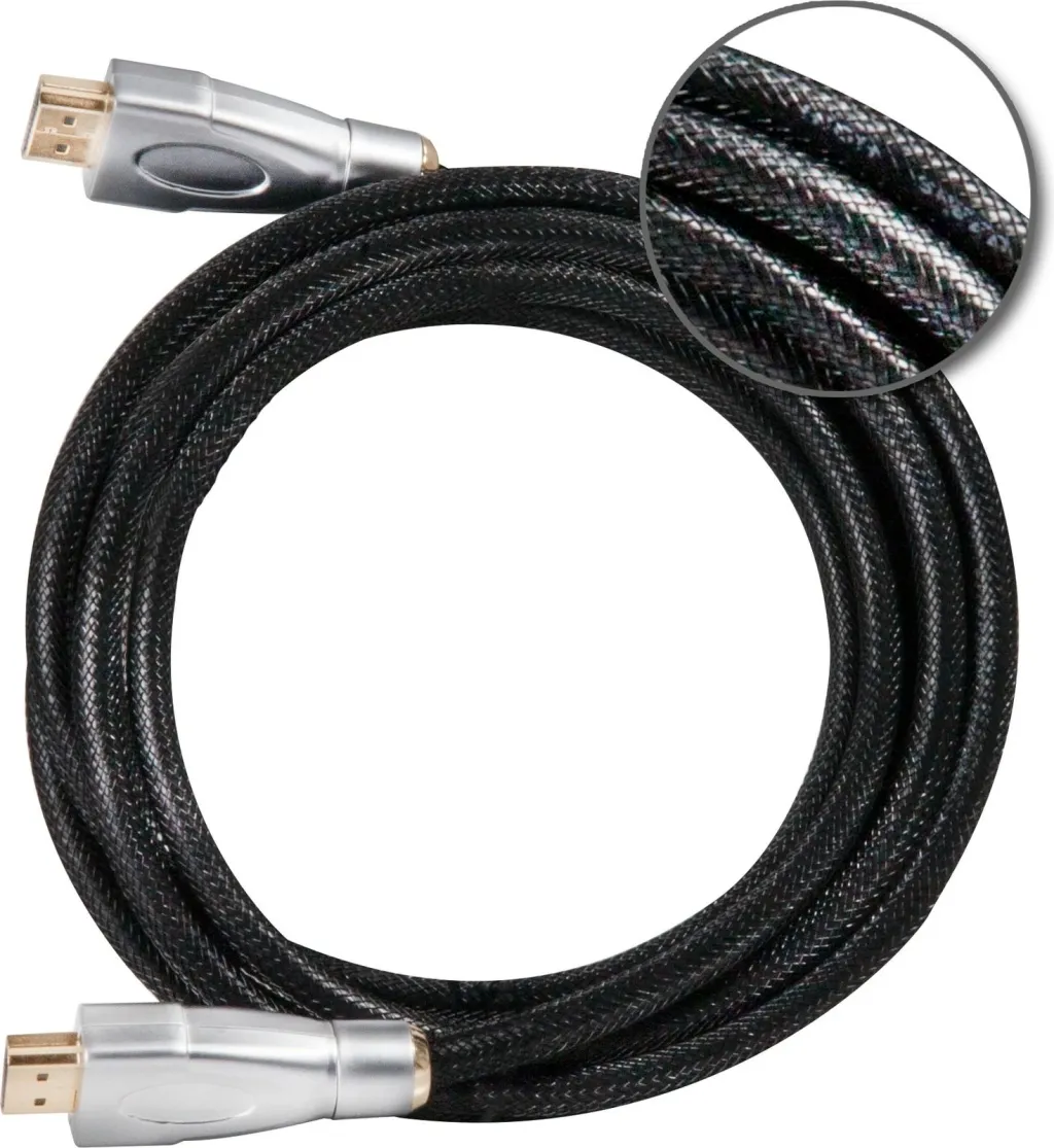 Kabllo HDMI Club3D 2.0, 3 metra, 4K60Hz, e zezë - 4