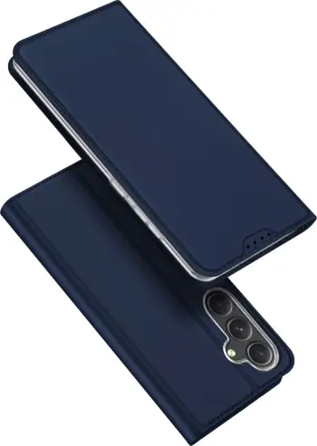 Mbështjellës Dux Ducis Skin Pro për Samsung Galaxy S23 FE, me xhep kartelash, me stand, Kaltër