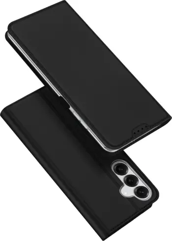 Mbështjellës Dux Ducis Skin Pro për Samsung Galaxy S25+, me xhep kartelash, i zi