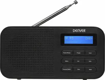 Radio Denver DAB-42, DAB+, e zezë