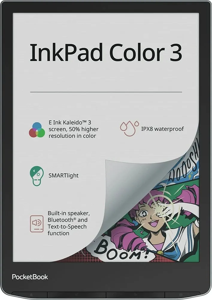 Lexues elektronik PocketBook InkPad Color 3, 32GB, gri - 1