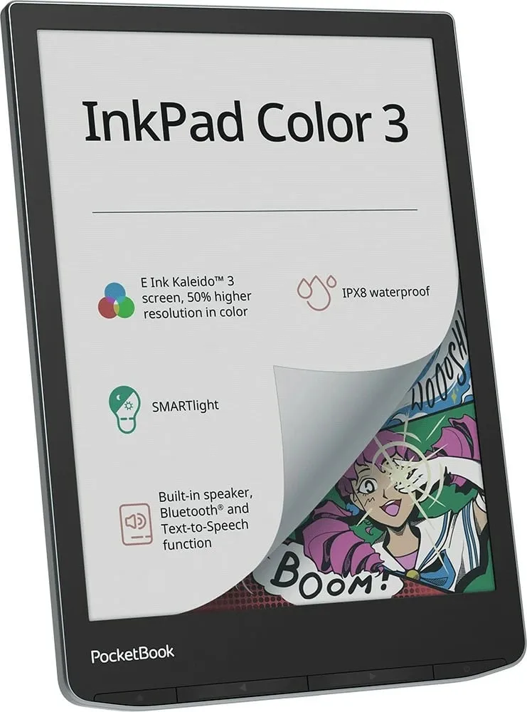 Lexues elektronik PocketBook InkPad Color 3, 32GB, gri - 2