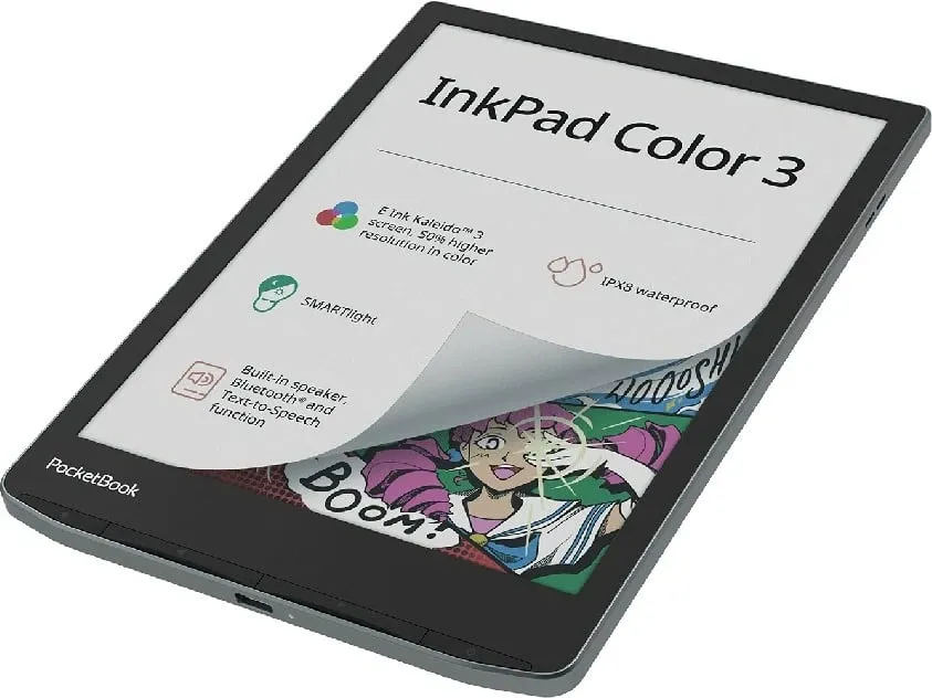 Lexues elektronik PocketBook InkPad Color 3, 32GB, gri - 3