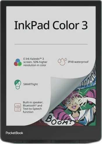 Lexues elektronik PocketBook InkPad Color 3, 32GB, gri
