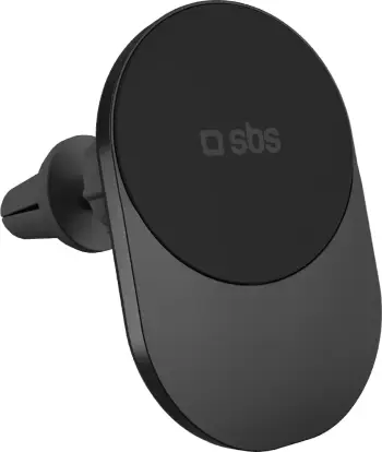 Mbajtës dhe karikues wireless për celular SBS TESUPPVENTWIRQI215W, MagSafe, 15W, i zi