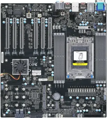 Pllakë amë server Super Micro MBD-M12SWA-TF-B, Socket SP3, eATX, 2TB RAM, 10Gb Ethernet