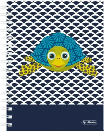 Fletore Herlitz 50039180, A5, 100 fletë, 70g, blu/bardhë, katrore
