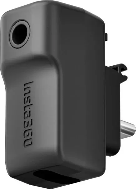 Adapter mikrofoni Insta360 X3, 3.5mm në USB Type-C, i zi - 1