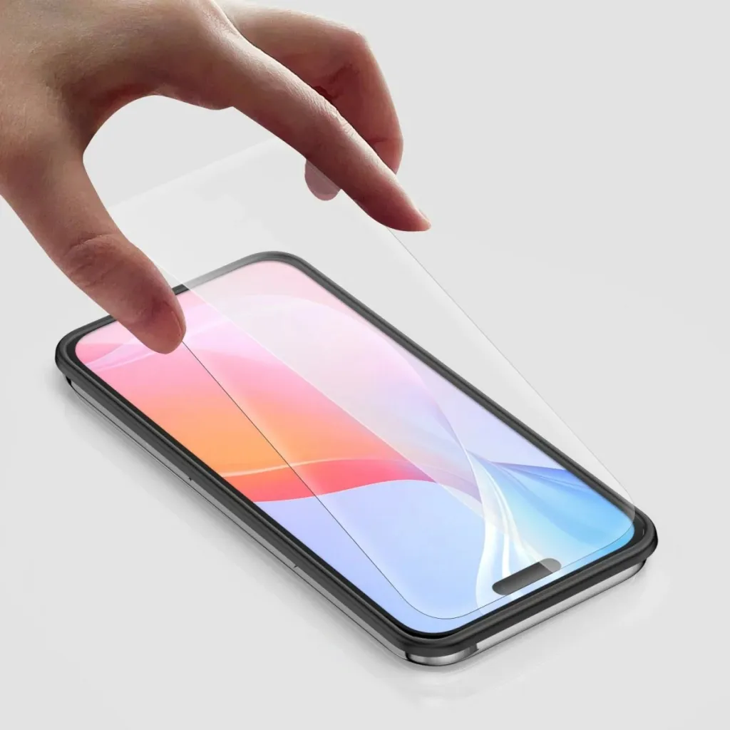 Mbështjellës xhami i fortë 4smarts për iPhone 16, transparent - 4