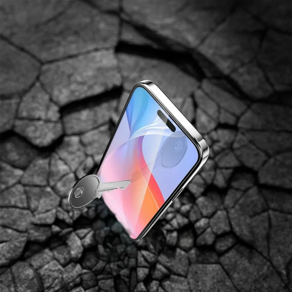 Mbështjellës xhami i fortë 4smarts për iPhone 16, transparent - 5