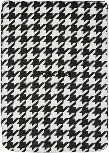 Mbështjellës Pocketbook Shell Cover Rhombus 6 inç, zi/bardhë