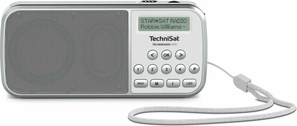 Radio portabile TechniSat TechniRadio RDR, e bardhë - 1