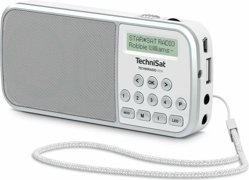 Radio portabile TechniSat TechniRadio RDR, e bardhë - 3