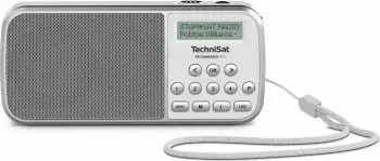 Radio portabile TechniSat TechniRadio RDR, e bardhë