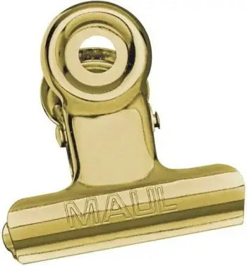 Kapsë letre MAUL MAULstandard, gjerësi 30 mm, metal, ngjyrë ari