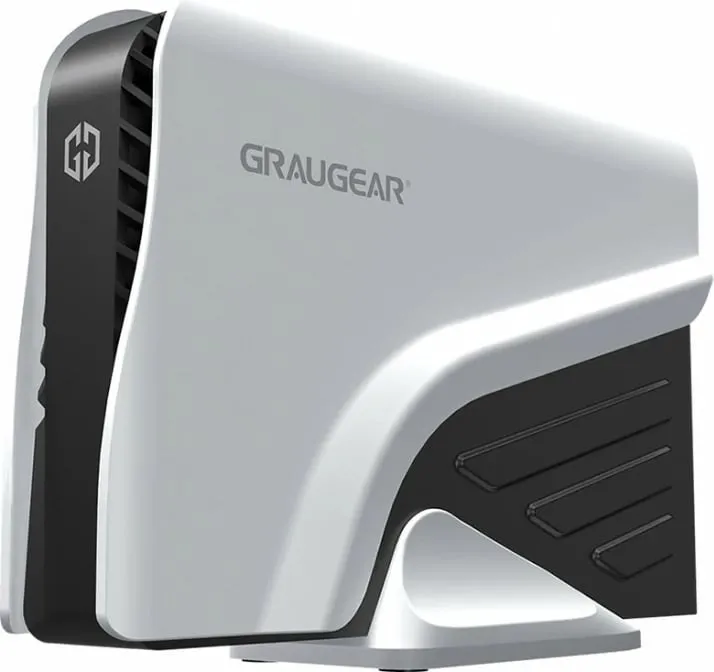 Kasë e jashtme GrauGear për hard disk 3.5", 8TB, USB-C/USB-A, e bardhë - 1