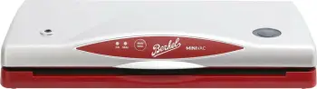 Vakum Berkel MiniVac, 800 mbar, 10 l/min, 30 cm, Kuq, Argjend