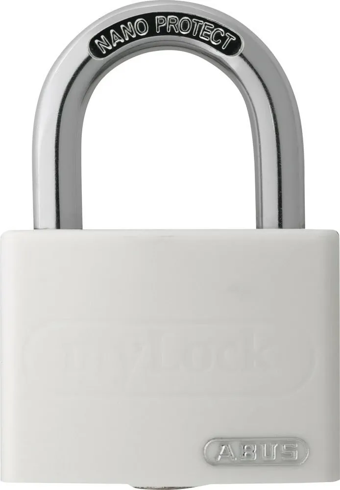 Dryska sigurie Abus MyLock T65AL, me çelës, trup alumini, e bardhë - 1