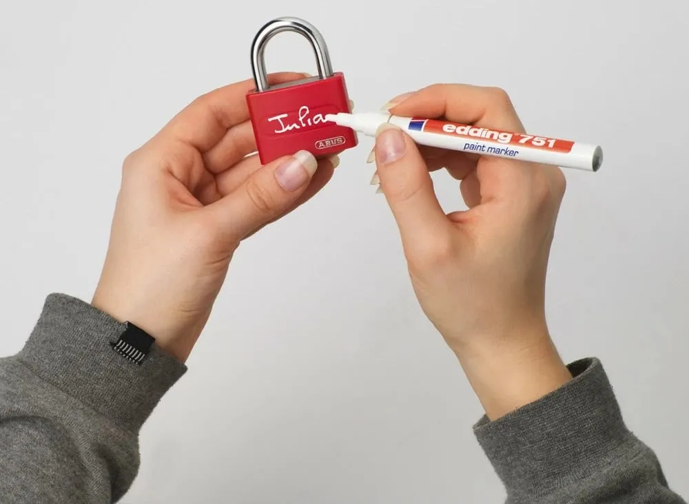 Dryska sigurie Abus MyLock T65AL, me çelës, trup alumini, e bardhë - 4