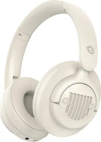 Kufje wireless Conceptronic, BT 5.4, stereo, 30 orë, anulim zhurme, e bardhë