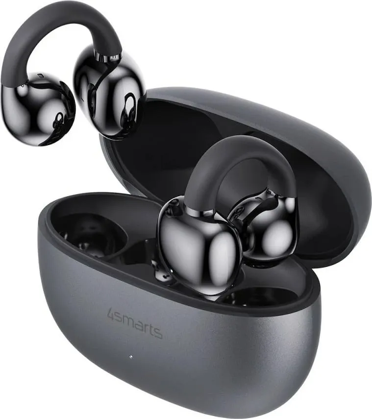 Kufje wireless 4smarts 541387, TWS, 28 orë, Bluetooth 5.4, e zezë/gri - 1