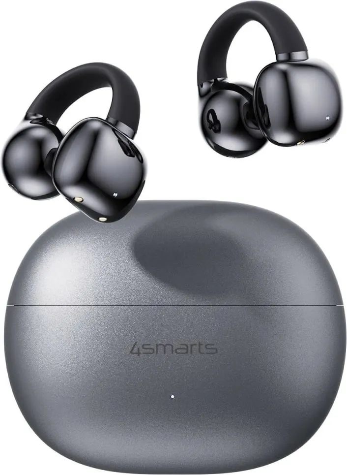Kufje wireless 4smarts 541387, TWS, 28 orë, Bluetooth 5.4, e zezë/gri - 2