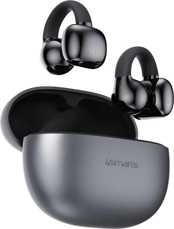 Kufje wireless 4smarts 541387, TWS, 28 orë, Bluetooth 5.4, e zezë/gri - 3