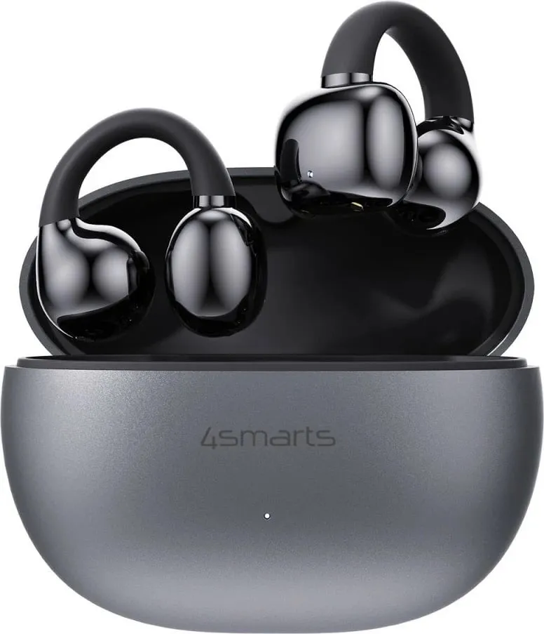 Kufje wireless 4smarts 541387, TWS, 28 orë, Bluetooth 5.4, e zezë/gri - 4