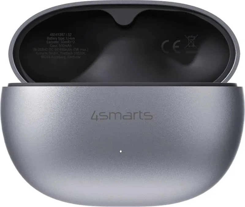 Kufje wireless 4smarts 541387, TWS, 28 orë, Bluetooth 5.4, e zezë/gri - 6