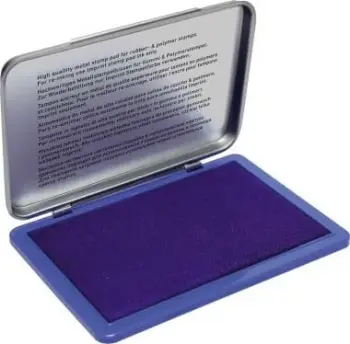 Jastëk boje metalik Imprint 9072M, 11 x 7 cm, blu