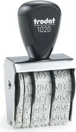 Vulë datash Trodat 1020, e zezë - 1