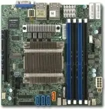 Pllakë amë server Super Micro MBD-M11SDV-4C-LN4F-O, AMD EPYC, mini ITX, 4x LAN, 4 slote RAM