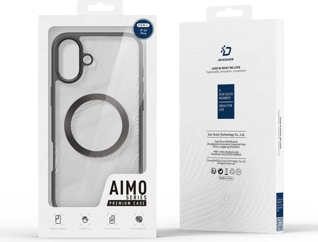 Mbështjellës Dux Ducis Aimo Mag për iPhone 16 Plus, MagSafe, i zi - 3