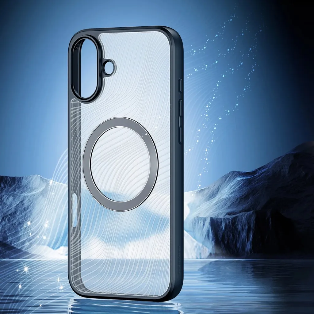 Mbështjellës Dux Ducis Aimo Mag për iPhone 16 Plus, MagSafe, i zi - 6
