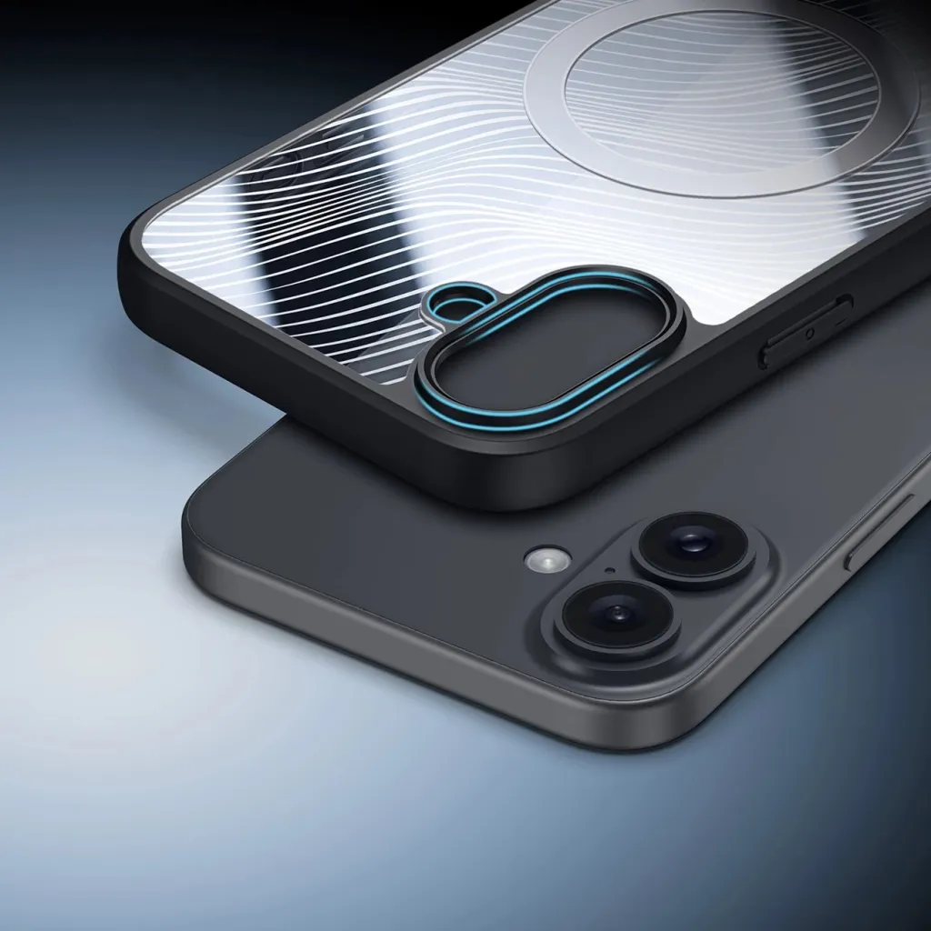 Mbështjellës Dux Ducis Aimo Mag për iPhone 16 Plus, MagSafe, i zi - 8