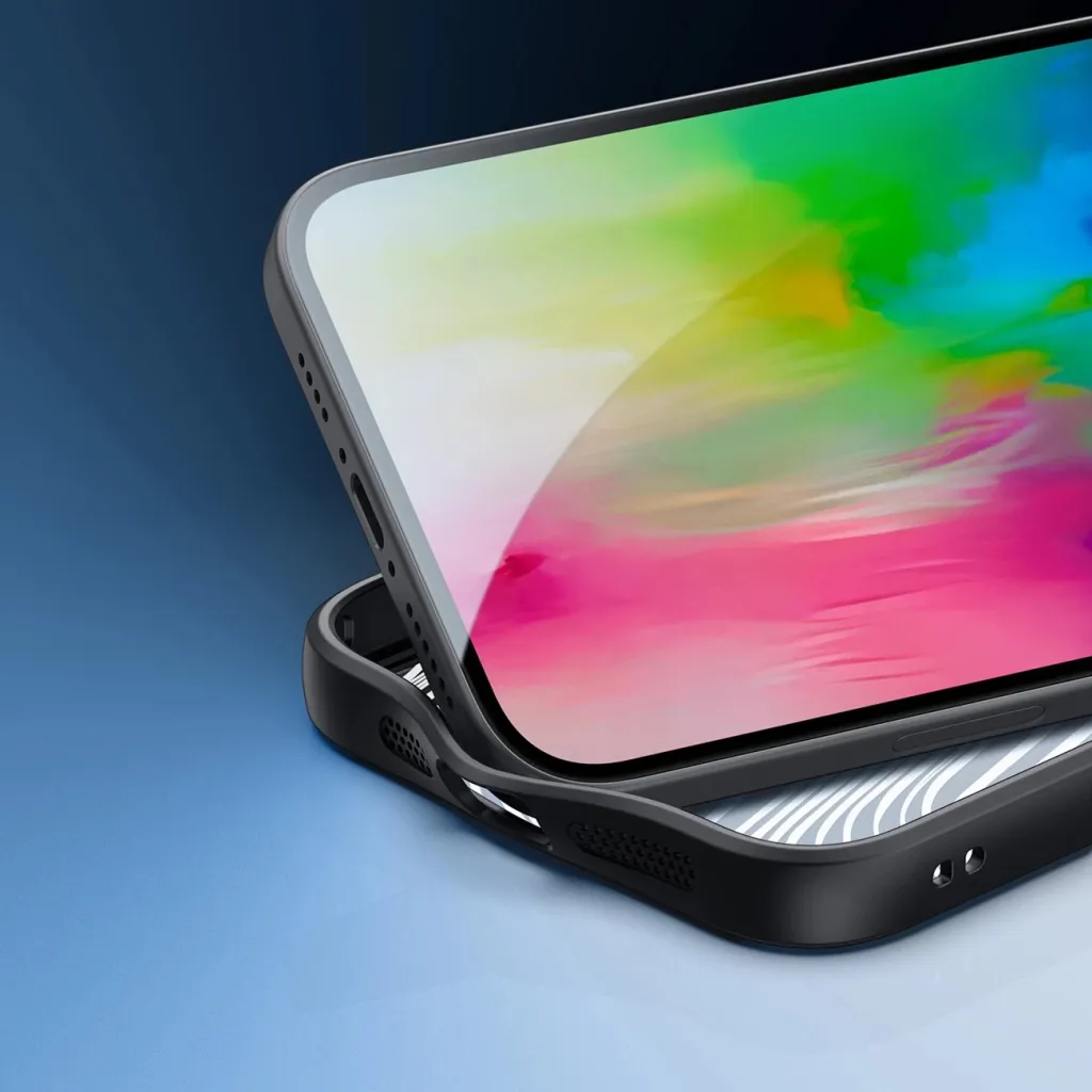 Mbështjellës Dux Ducis Aimo Mag për iPhone 16 Plus, MagSafe, i zi - 10