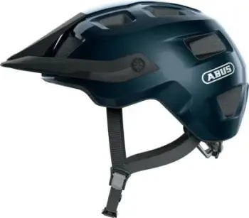 Helmetë ABUS Motrip M, LED, blu