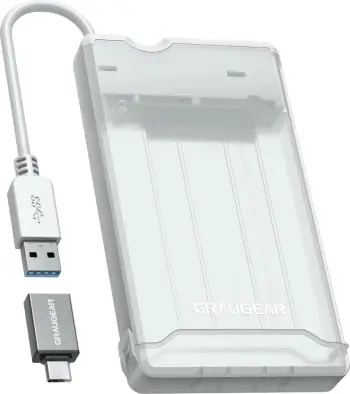 Kasë e jashtme GrauGear 2.5" HDD/SSD, USB 3.2, alumini