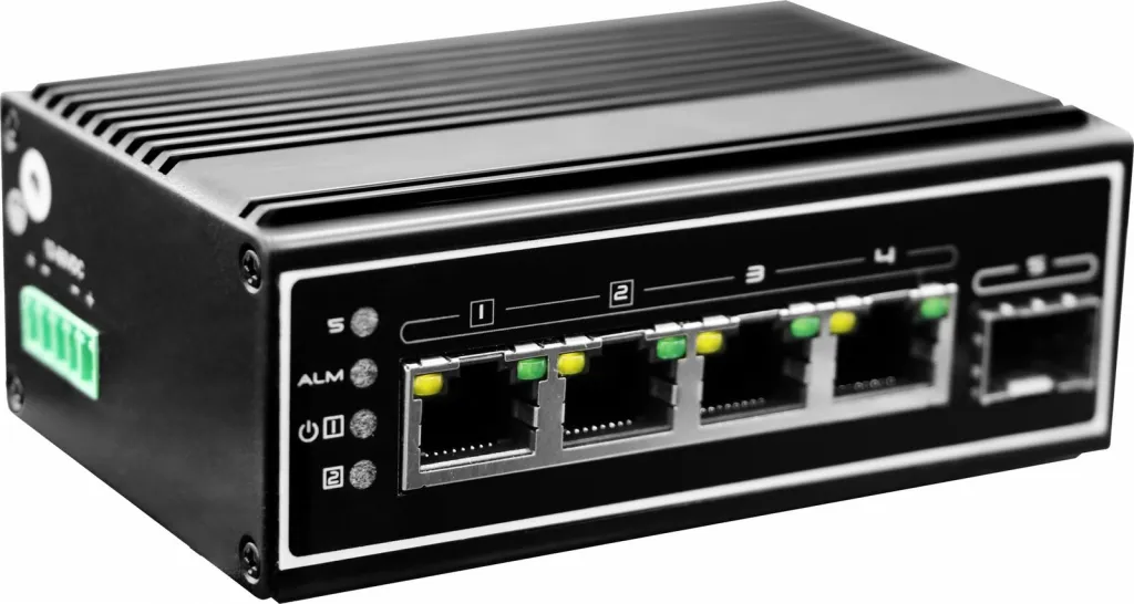Switch LevelOne IGP-0502, Gigabit Ethernet, PoE, i montueshëm në mur - 1