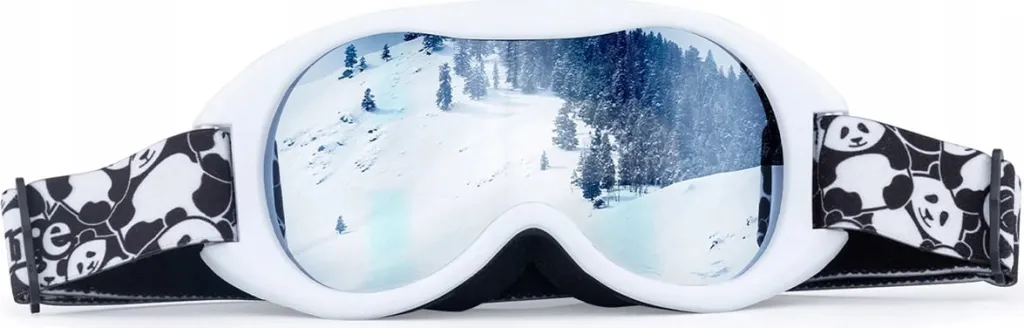 Syze ski Qunature Panda për fëmijë, e bardhë/e zezë - 1