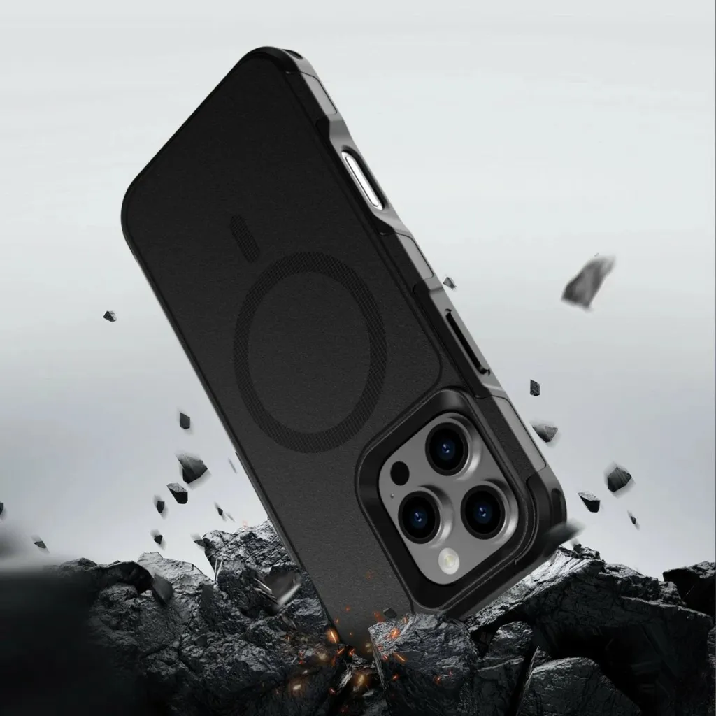 Mbështjellës 4smarts për iPhone 16 Pro, MagSafe, 6.3", i zi - 3