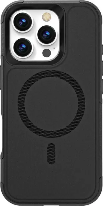 Mbështjellës 4smarts për iPhone 16 Pro, MagSafe, 6.3", i zi