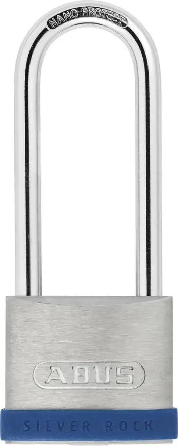 Dry Abus Silver Rock 5/50HB80 SL 7, hark i gjatë, metal, argjendtë